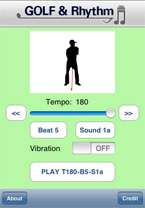 ♪ゴルフ＆リズム♪の画面（2）